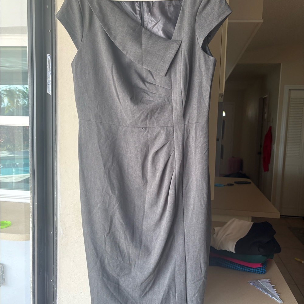 Elegant Gray Women's Dress